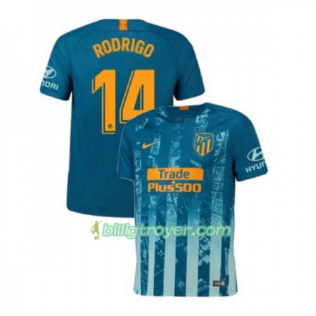 Billige Fotballdrakter Atlético Madrid Rodri 14 Tredjedraktsett 2018/19 Kortermet